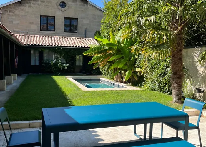 Maison Familiale Chartrons 250M2 Jardin + Piscine