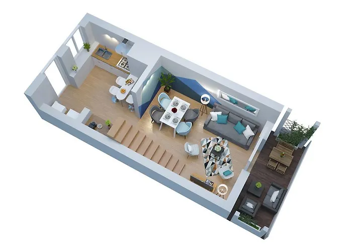Free Parking - Self Checkin - Wifi - Panoramique Terrasse - Duplex Saint Jean - Superbordeaux
