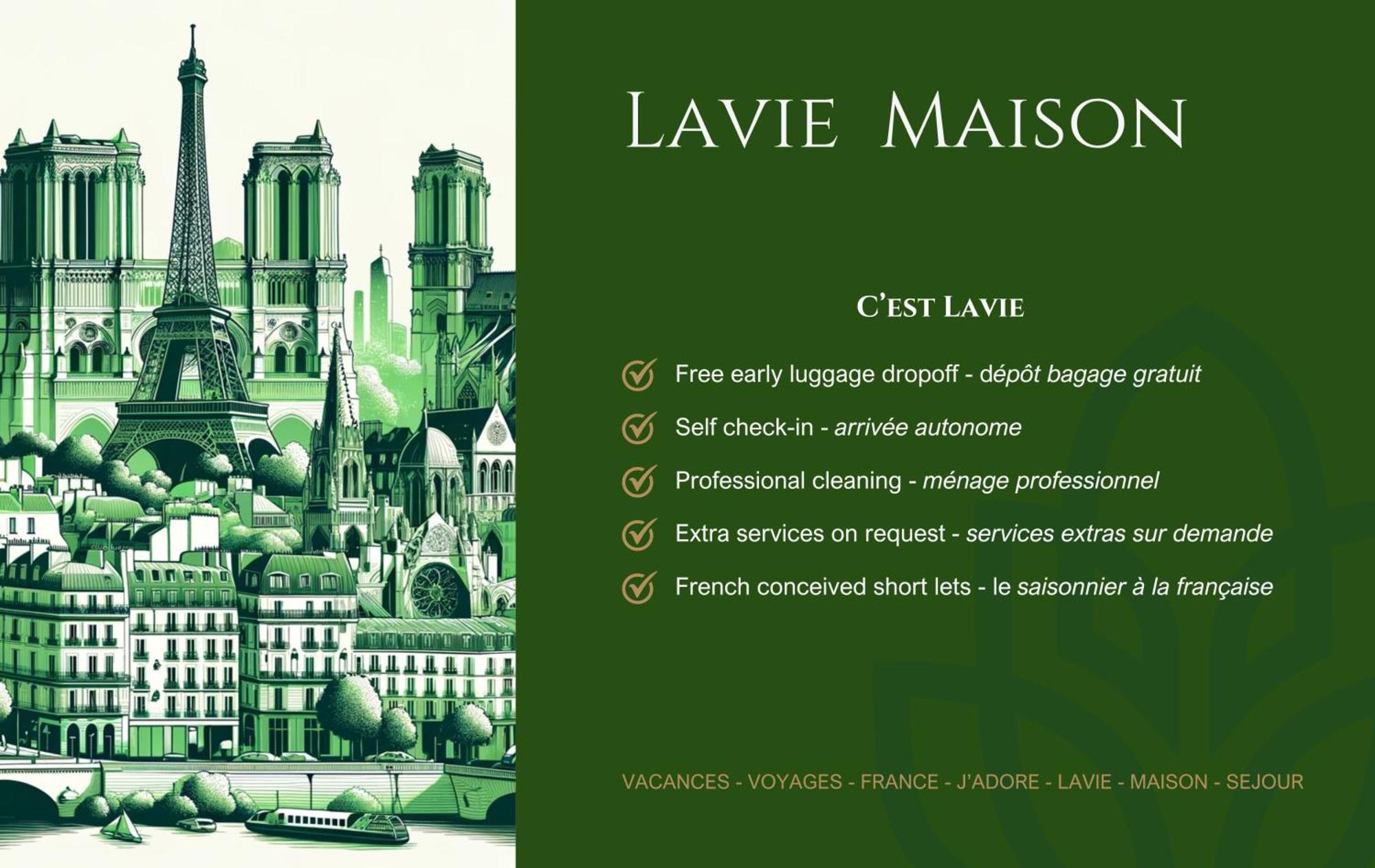 Lavie Maison Balneo Garden Flat Bordeaux