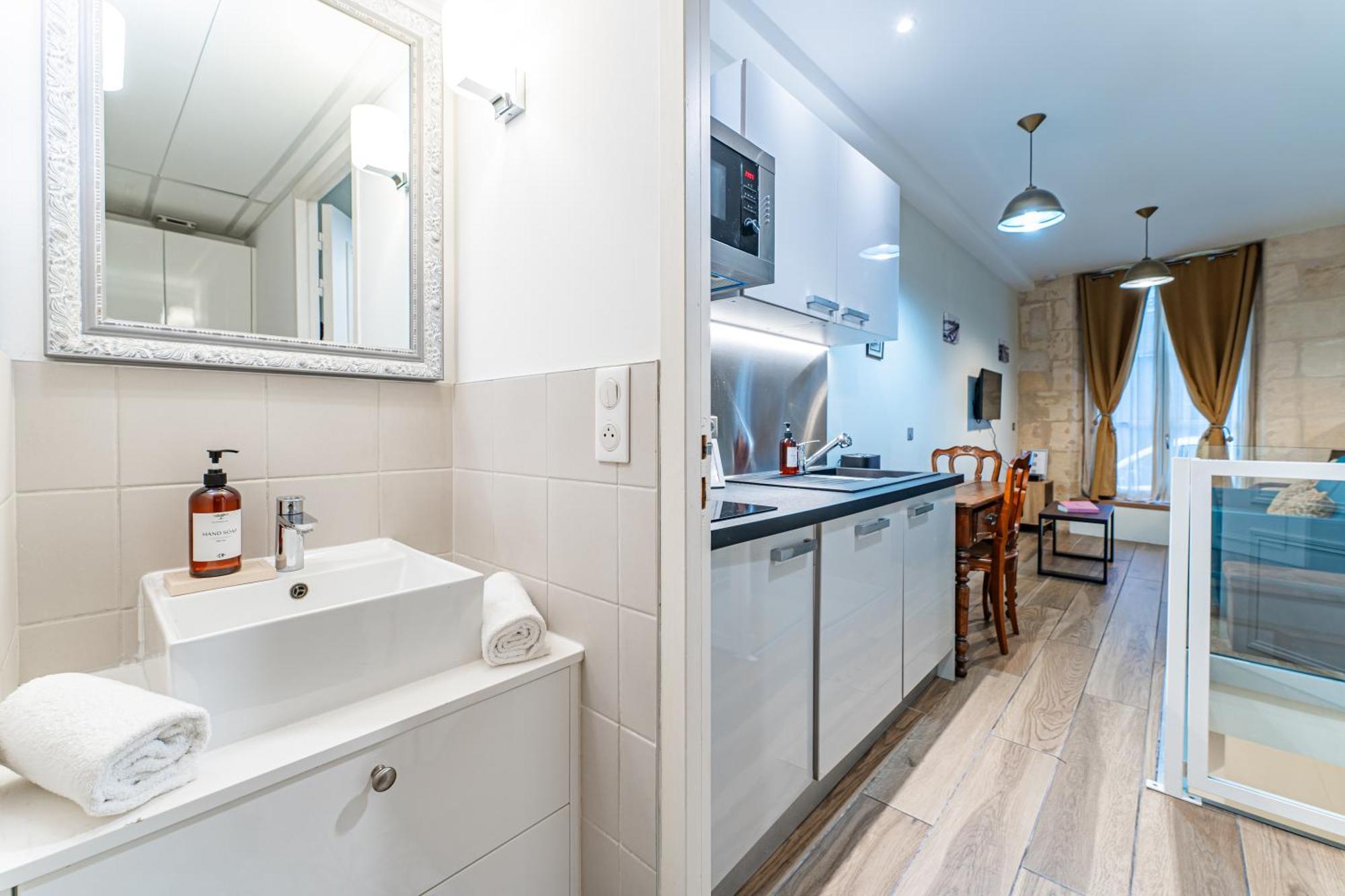 Apartamento De Charme Au Coeur De Avec Climatisation Et Rooftop Burdeos