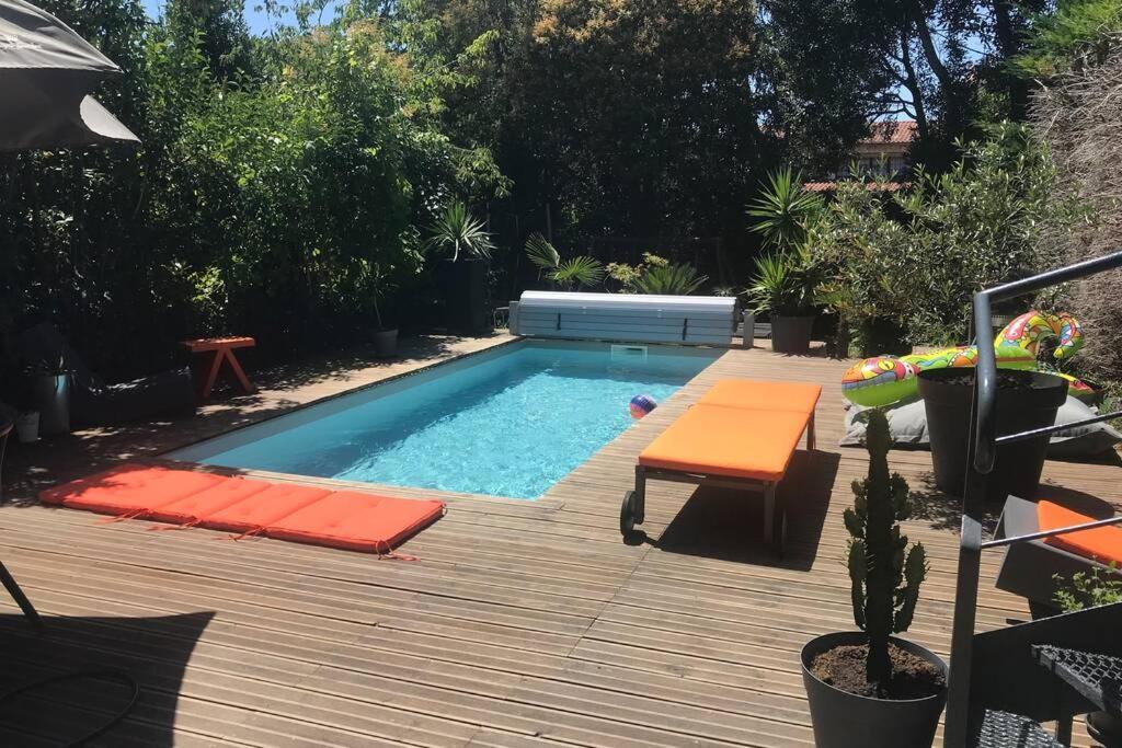 Villa Maison Pierre Avec Piscine Chauffee Bordeaux