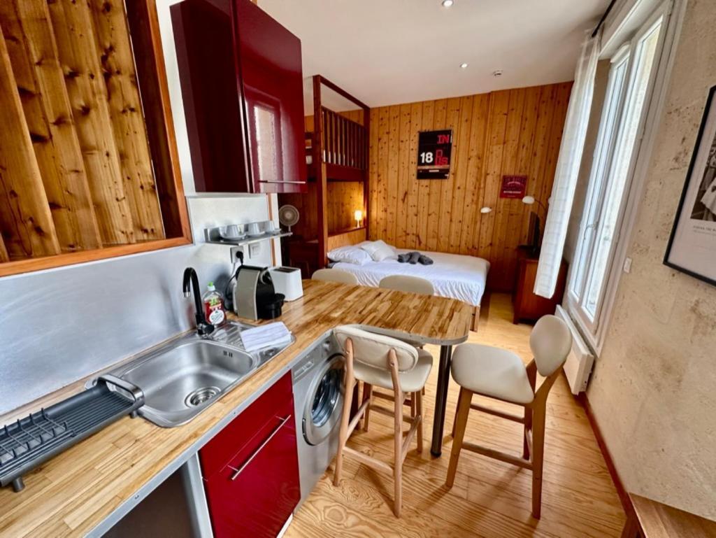 Apartamento Le Woody, Centre-ville, Parking Gratuit Burdeos